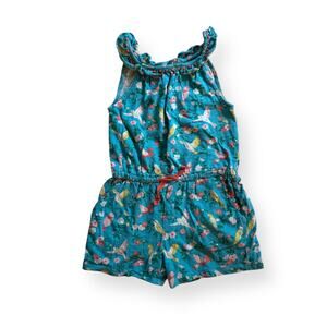 Mini Boden floral birds romper